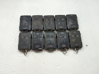 compare product Lot of 10 Chevrolet Keyless Entry Remote Fob MIXED FCC IDS MIXED PART 1476156
