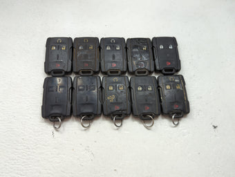 compare product Lot of 10 Chevrolet Keyless Entry Remote Fob MIXED FCC IDS MIXED PART 1476158