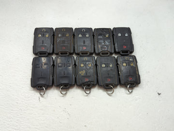 Lot of 10 Chevrolet Keyless Entry Remote Fob MIXED FCC IDS MIXED PART 1476158 - Oemusedautoparts1.com