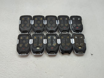 compare product Lot of 10 Chevrolet Keyless Entry Remote Fob MIXED FCC IDS MIXED PART 1476176