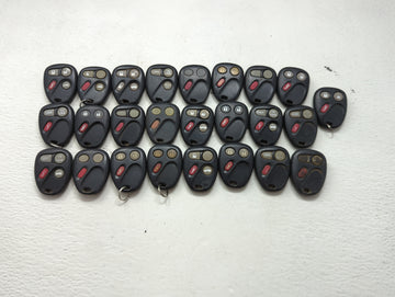 Lot of 25 Chevrolet Keyless Entry Remote Fob MIXED FCC IDS MIXED PART 1476701 - Oemusedautoparts1.com