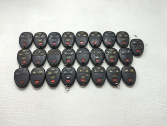 compare product Lot of 25 Chevrolet Keyless Entry Remote Fob MIXED FCC IDS MIXED PART 1476702