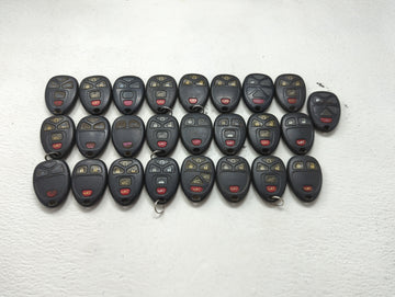 Lot of 25 Chevrolet Keyless Entry Remote Fob MIXED FCC IDS MIXED PART 1476702 - Oemusedautoparts1.com