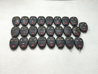 compare product Lot of 25 Chevrolet Keyless Entry Remote Fob MIXED FCC IDS MIXED PART 1476703