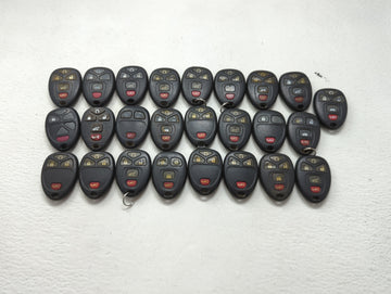 Lot of 25 Chevrolet Keyless Entry Remote Fob MIXED FCC IDS MIXED PART 1476704 - Oemusedautoparts1.com