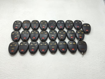 compare product Lot of 25 Chevrolet Keyless Entry Remote Fob MIXED FCC IDS MIXED PART 1476705