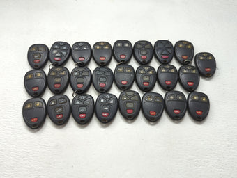compare product Lot of 25 Chevrolet Keyless Entry Remote Fob MIXED FCC IDS MIXED PART 1476706