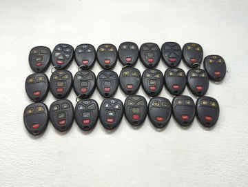Lot of 25 Chevrolet Keyless Entry Remote Fob MIXED FCC IDS MIXED PART 1476706 - Oemusedautoparts1.com