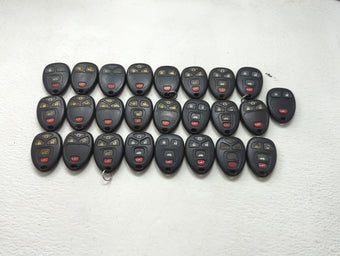 compare product Lot of 25 Chevrolet Keyless Entry Remote Fob MIXED FCC IDS MIXED PART 1476707
