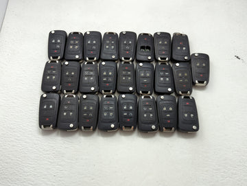 Lot of 25 Chevrolet Keyless Entry Remote Fob MIXED FCC IDS MIXED PART 1476721 - Oemusedautoparts1.com