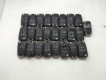compare product Lot of 25 Chevrolet Keyless Entry Remote Fob MIXED FCC IDS MIXED PART 1476724
