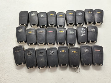 Lot of 25 Chevrolet Keyless Entry Remote Fob 1522463