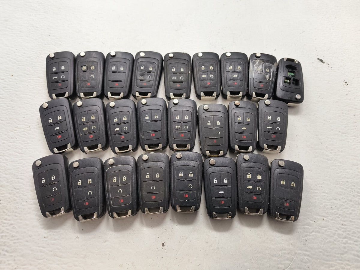 Lot of 25 Chevrolet Keyless Entry Remote Fob 1522488 - Oemusedautoparts1.com