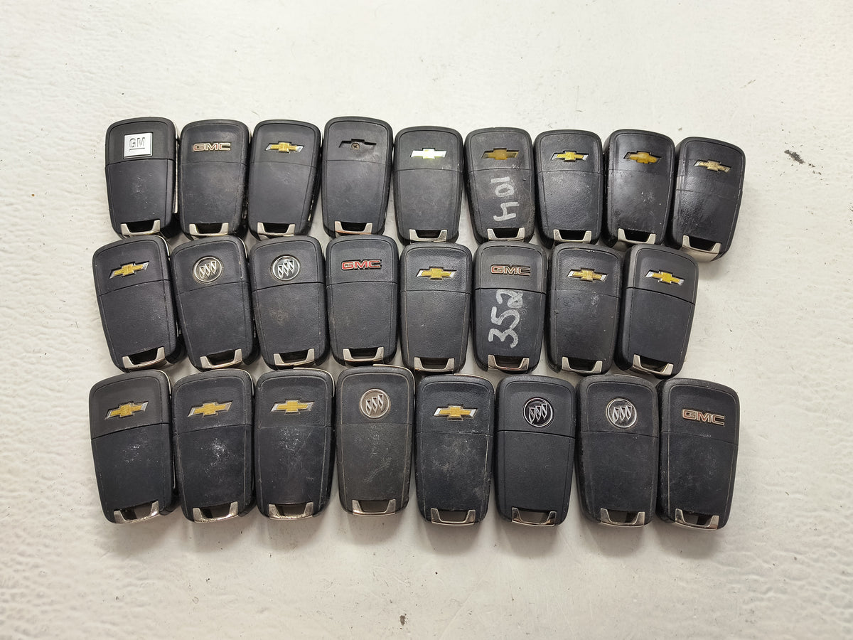 Lot of 25 Chevrolet Keyless Entry Remote Fob 1522488 - Oemusedautoparts1.com