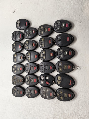 Lot of 25 Chevrolet Keyless Entry Remote Fob 1522586 - Oemusedautoparts1.com