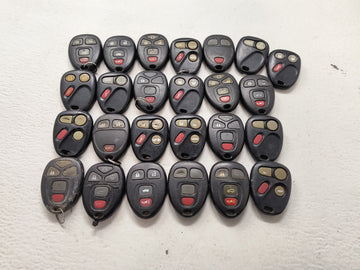 Lot of 25 Chevrolet Keyless Entry Remote Fob 1522718 - Oemusedautoparts1.com