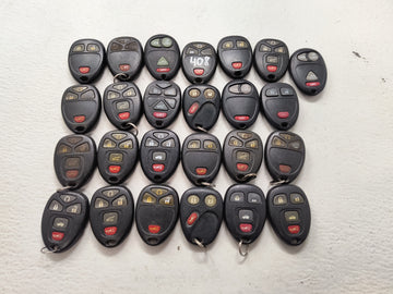 Lot of 25 Chevrolet Keyless Entry Remote Fob 1522729 - Oemusedautoparts1.com
