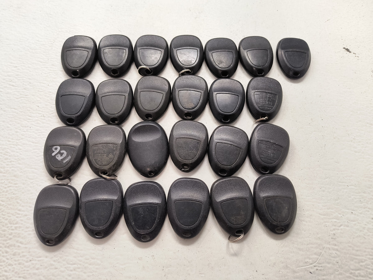 Lot of 25 Chevrolet Keyless Entry Remote Fob 1522740 - Oemusedautoparts1.com