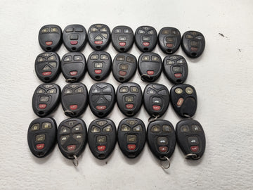 Lot of 25 Chevrolet Keyless Entry Remote Fob 1522765 - Oemusedautoparts1.com