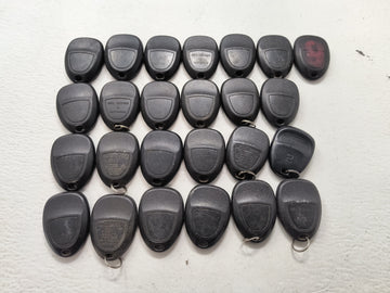 Lot of 25 Chevrolet Keyless Entry Remote Fob 1522765