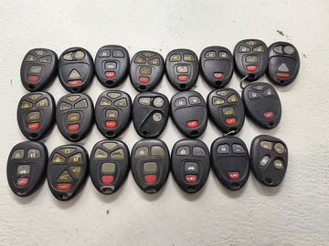 Lot of 22 Chevrolet Keyless Entry Remote Fob 1522766 - Oemusedautoparts1.com