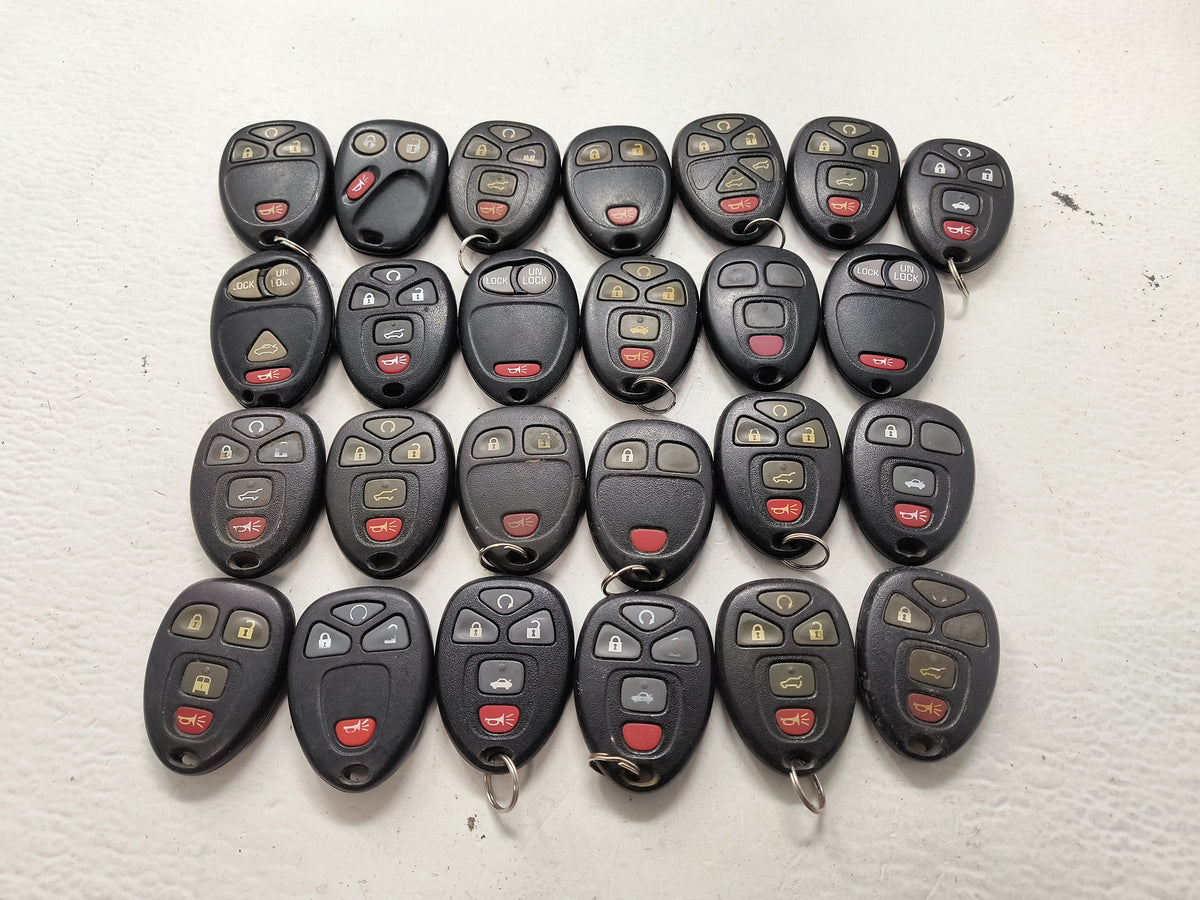 Lot of 25 Chevrolet Keyless Entry Remote Fob 1522778 - Oemusedautoparts1.com