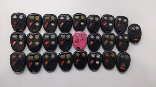 Lot of 25 Chevrolet Keyless Entry Remote Fob MIXED FCC IDS MIXED PART - Oemusedautoparts1.com