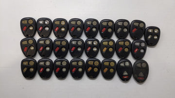 Lot of 25 Chevrolet Keyless Entry Remote Fob KOBUT1BT | N5F250738 | - Oemusedautoparts1.com