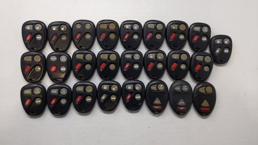 Lot of 25 Chevrolet Keyless Entry Remote Fob KOBUT1BT | N5F250738 | - Oemusedautoparts1.com