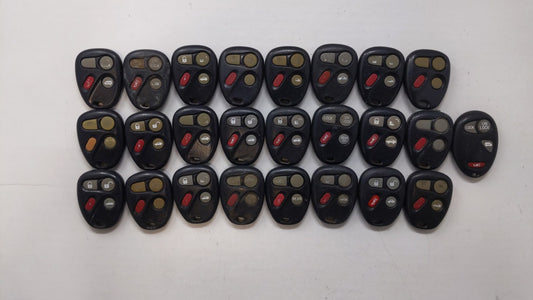 Lot of 25 Chevrolet Keyless Entry Remote Fob KOBUT1BT | N5F250738 | - Oemusedautoparts1.com