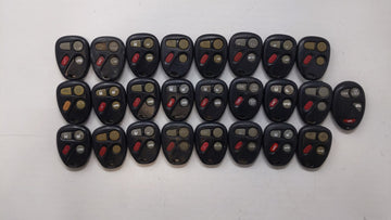 Lot of 25 Chevrolet Keyless Entry Remote Fob KOBUT1BT | N5F250738 | 342898 - Oemusedautoparts1.com