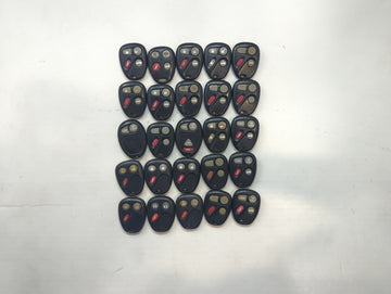 Lot of 25 Chevrolet Keyless Entry Remote Fob KOBUT1BT | N5F250738 | - Oemusedautoparts1.com