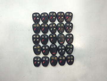 Lot of 25 Chevrolet Keyless Entry Remote Fob KOBUT1BT | N5F250738 | - Oemusedautoparts1.com