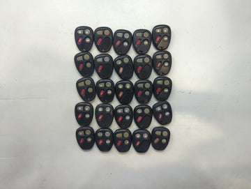 Lot of 25 Chevrolet Keyless Entry Remote Fob KOBUT1BT | N5F250738 | 429446 - Oemusedautoparts1.com