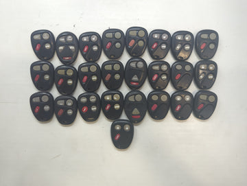 Lot of 25 Chevrolet Keyless Entry Remote Fob KOBUT1BT | N5F250738 | 429447 - Oemusedautoparts1.com