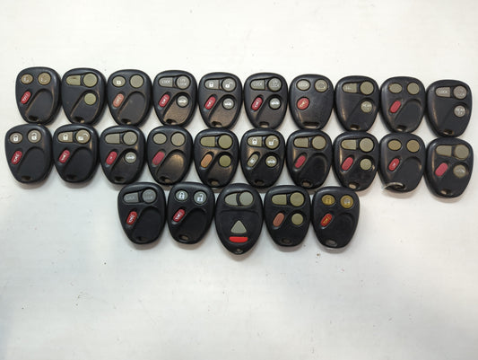 Lot of 25 Chevrolet Keyless Entry Remote Fob KOBLEAR1XT | AB01502T - Oemusedautoparts1.com