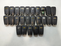 Lot of 25 Chevrolet Keyless Entry Remote Fob MIXED FCC IDS MIXED PART - Oemusedautoparts1.com