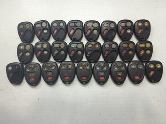 compare product Lot of 25 Chevrolet Keyless Entry Remote Fob OUC60270 | OUC60221 |
