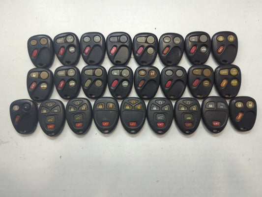 Lot of 25 Chevrolet Keyless Entry Remote Fob OUC60270 | OUC60221 | - Oemusedautoparts1.com