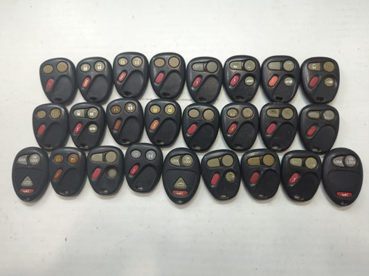 Lot of 25 Chevrolet Keyless Entry Remote Fob KOBUT1BT | LHJ011 | - Oemusedautoparts1.com