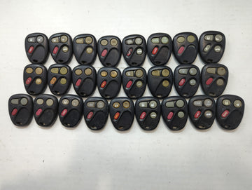 Lot of 25 Chevrolet Keyless Entry Remote Fob MIXED FCC IDS MIXED PART - Oemusedautoparts1.com
