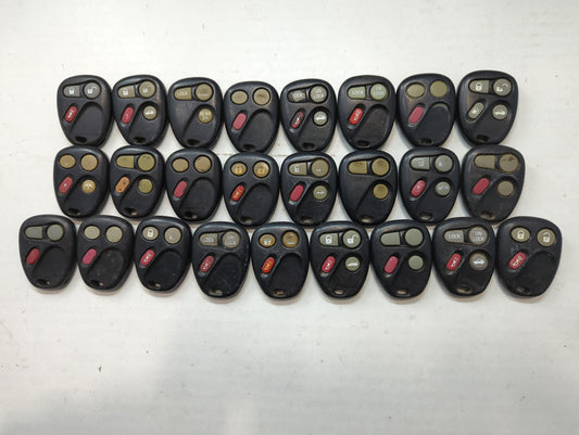 Lot of 25 Chevrolet Keyless Entry Remote Fob MIXED FCC IDS MIXED PART - Oemusedautoparts1.com