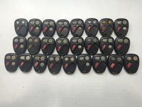 Lot of 25 Chevrolet Keyless Entry Remote Fob MIXED FCC IDS MIXED PART - Oemusedautoparts1.com