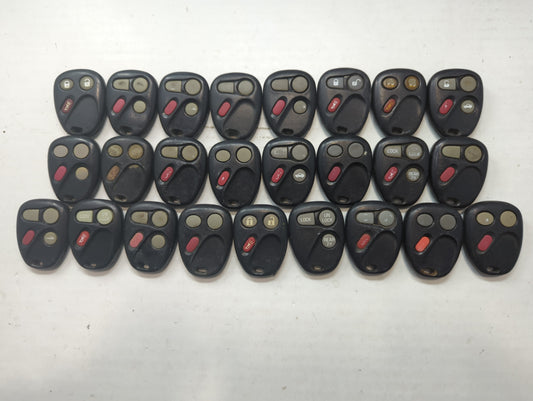 Lot of 25 Chevrolet Keyless Entry Remote Fob MIXED FCC IDS MIXED PART - Oemusedautoparts1.com