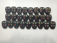 Lot of 25 Chevrolet Keyless Entry Remote Fob MIXED FCC IDS MIXED PART - Oemusedautoparts1.com