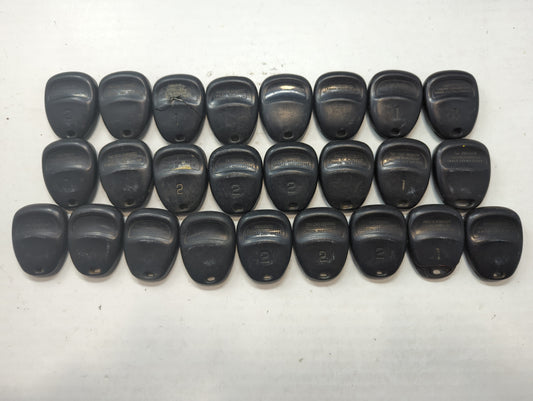 Lot of 25 Chevrolet Keyless Entry Remote Fob MIXED FCC IDS MIXED PART