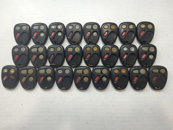 compare product Lot of 25 Chevrolet Keyless Entry Remote Fob MIXED FCC IDS MIXED PART
