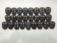 Lot of 25 Chevrolet Keyless Entry Remote Fob MIXED FCC IDS MIXED PART - Oemusedautoparts1.com