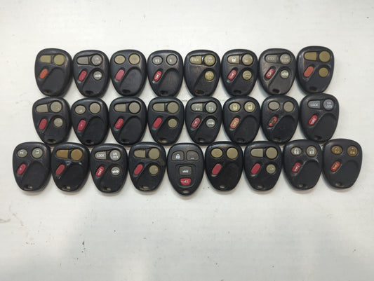 Lot of 25 Chevrolet Keyless Entry Remote Fob MIXED FCC IDS MIXED PART - Oemusedautoparts1.com