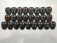 Lot of 25 Chevrolet Keyless Entry Remote Fob MIXED FCC IDS MIXED PART - Oemusedautoparts1.com